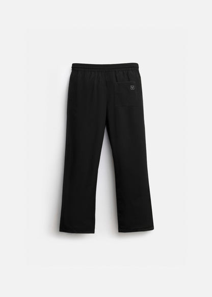 Quần Dù Ống Rộng Phối Màu No Style M99 Đen Đỏ