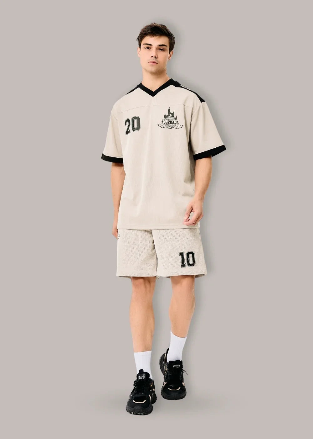 Áo Thun Jersey Thoáng Mát No Style M138 Nâu Nhạt - YaMe.vn