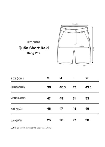 Quần Short Kaki 7 Inch Kháng Khuẩn No Style M93 Xanh Dương Đậm - YaMe.vn
