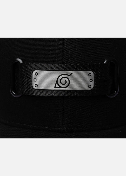 Nón Baseball Cap Logo Làng Lá Naruto 29 Đen
