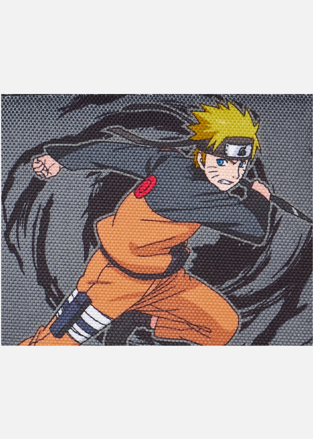 Ví Ngang Canvas Bền Nhẹ Naruto 33 Đen Xám