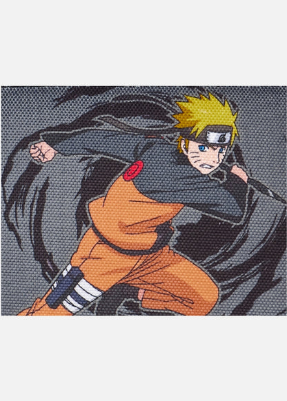 Ví Ngang Canvas Bền Nhẹ Naruto 33 Đen Xám