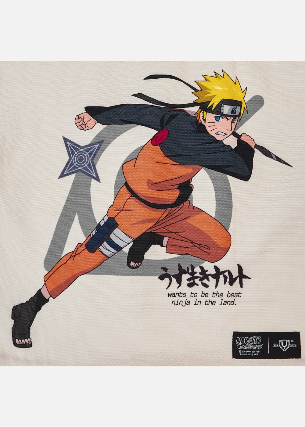 Túi Tote Canvas Bền Bỉ Naruto 43 Kem