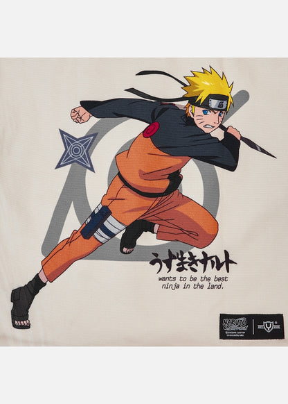 Túi Tote Canvas Bền Bỉ Naruto 43 Kem