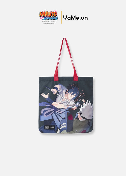 Túi Tote Canvas Bền Bỉ Naruto 36 Xám
