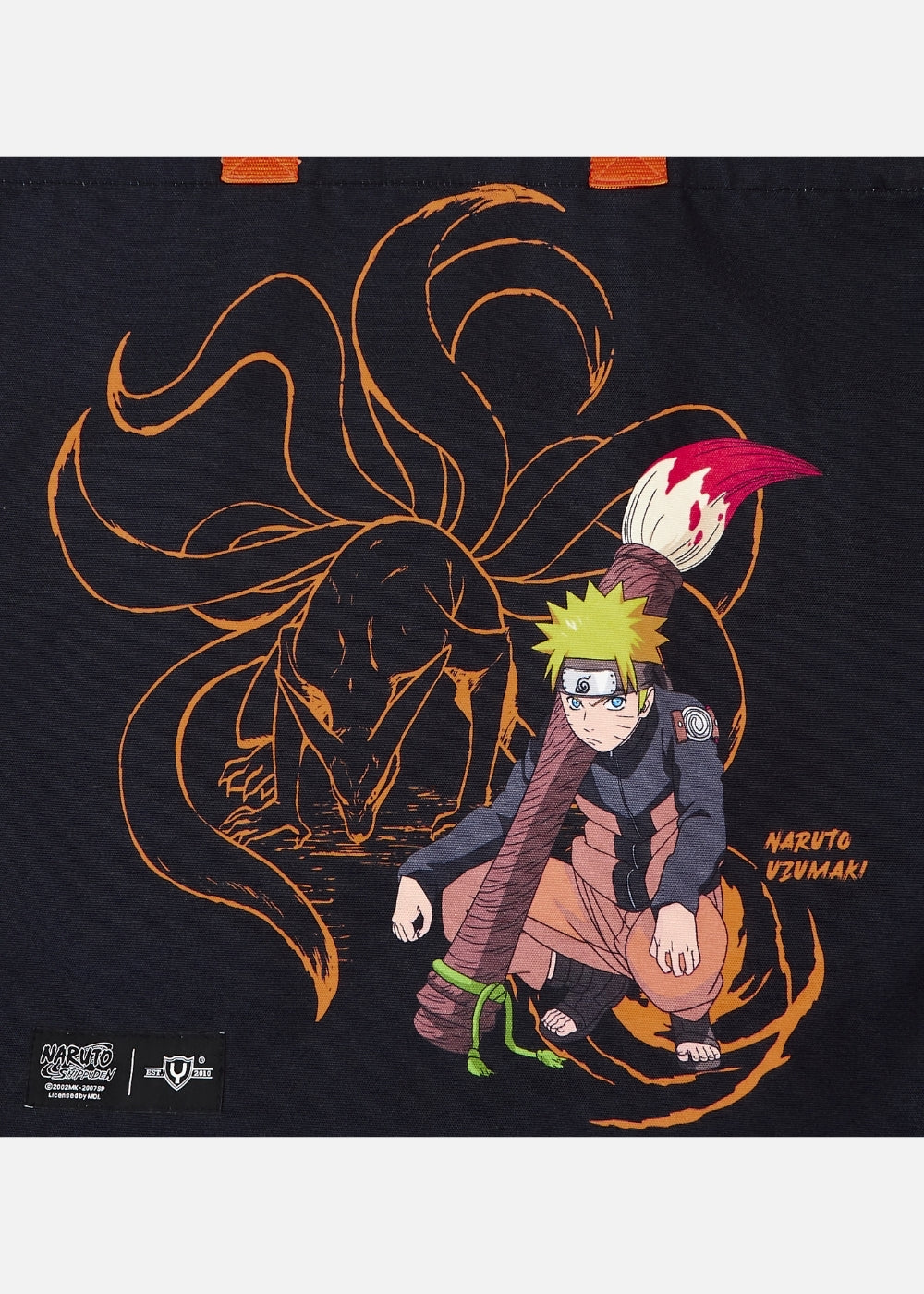 Túi Tote Canvas Bền Bỉ Naruto 41 Đen