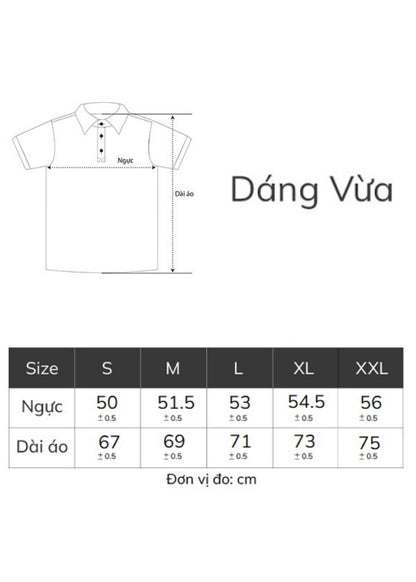 Áo Polo Vải Coffee Thoáng Mát Khử Mùi Non-Iron 06 Xám Chì