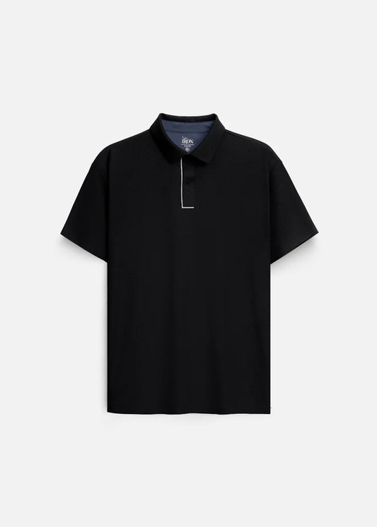 Áo Polo Vải Coffee Thoáng Mát Khử Mùi Non-Iron 06 Đen - YaMe.vn