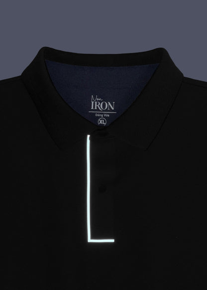 Áo Polo Vải Coffee Thoáng Mát Khử Mùi Non-Iron 06 Đen