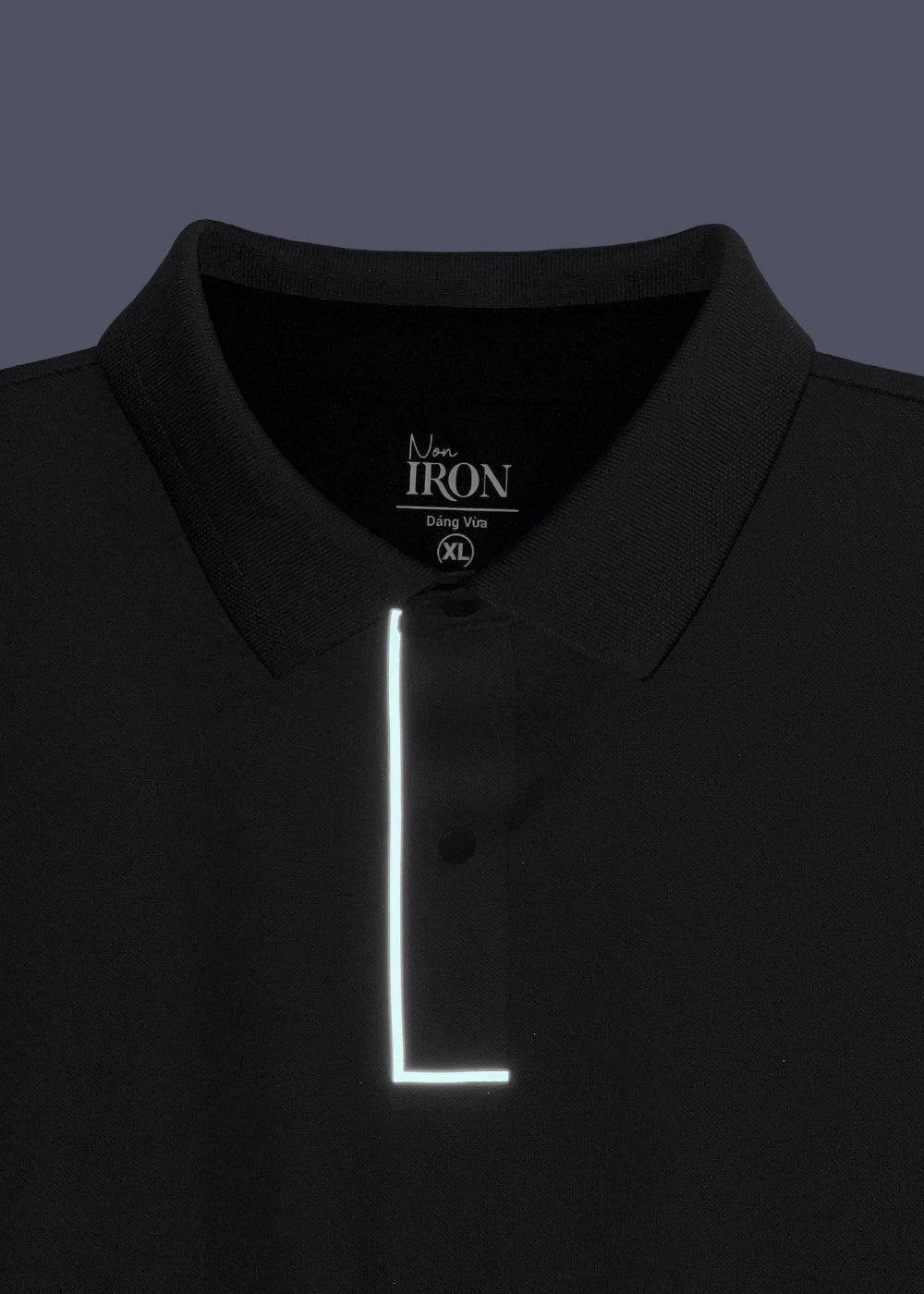 Áo Polo Vải Coffee Thoáng Mát Khử Mùi Non-Iron 06 Xám Chì