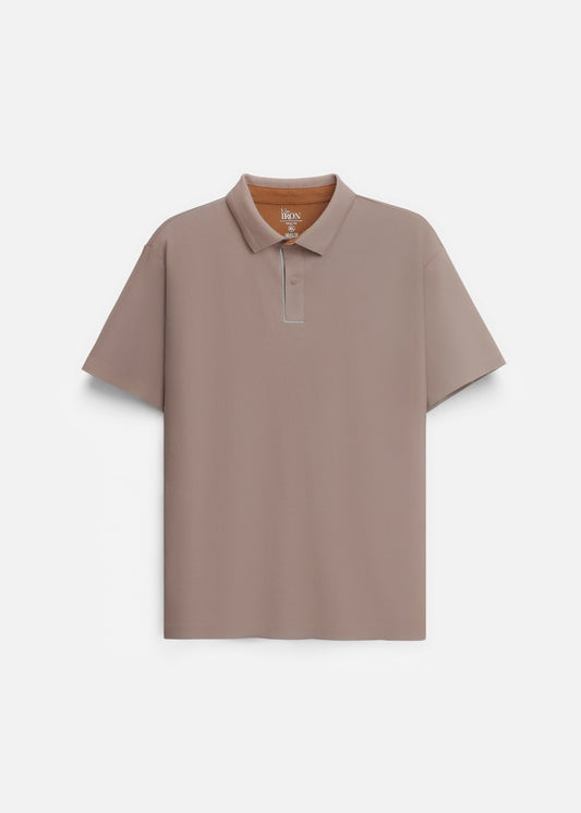 Áo Polo Vải Coffee Thoáng Mát Khử Mùi Non-Iron 06 Nâu Cafe
