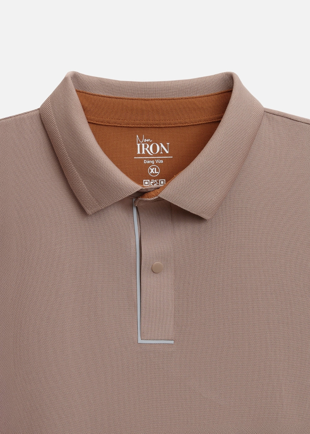 Áo Polo Vải Coffee Thoáng Mát Khử Mùi Non-Iron 06 Nâu Cafe