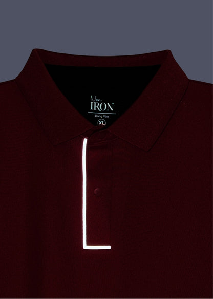 Áo Polo Vải Coffee Thoáng Mát Khử Mùi Non-Iron 06 Đỏ Cam