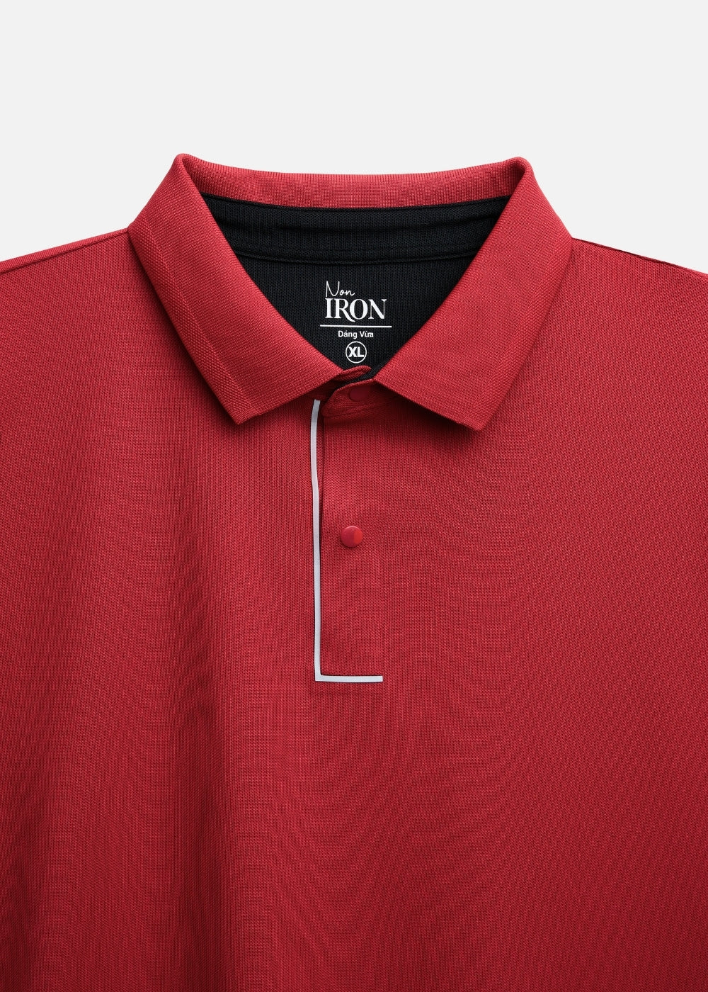 Áo Polo Vải Coffee Thoáng Mát Khử Mùi Non-Iron 06 Đỏ Cam