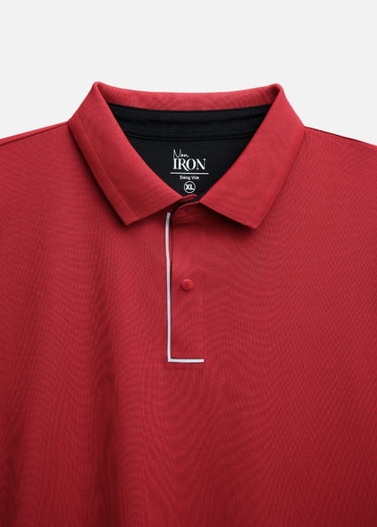 Áo Polo Vải Coffee Thoáng Mát Khử Mùi Non-Iron 06 Đỏ Cam