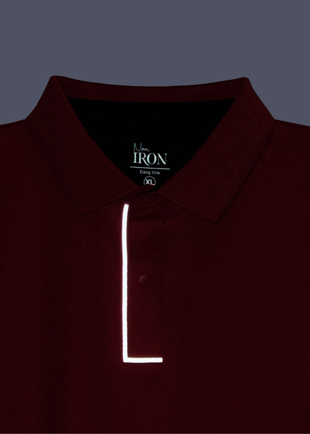 Áo Polo Vải Coffee Thoáng Mát Khử Mùi Non-Iron 06 Đỏ Đô