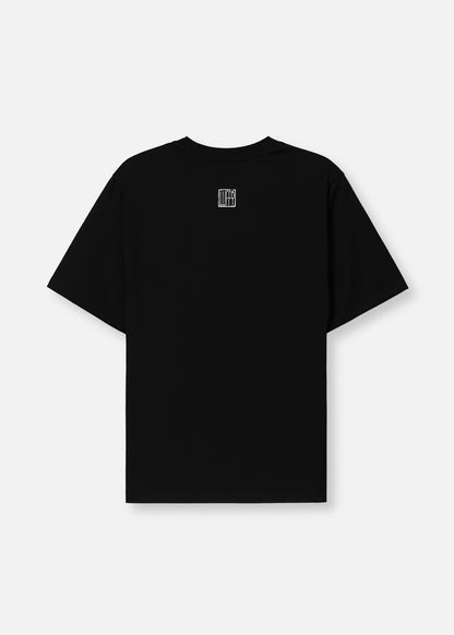 Áo Thun Tay Ngắn Cotton ONE PIECE WANO 012 Đen