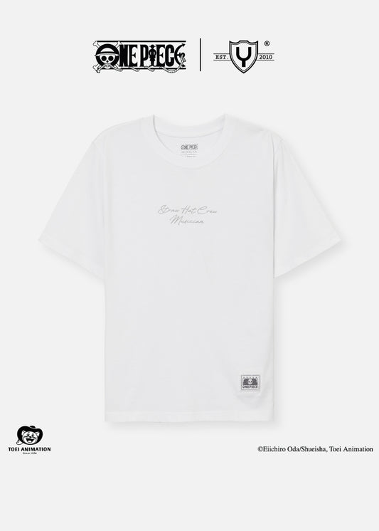 Áo Thun Tay Ngắn Cotton ONE PIECE-WANO 07 Trắng