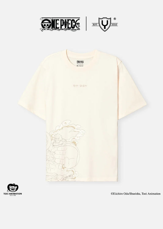 Áo Thun Tay Ngắn Cotton ONE PIECE-WANO 04 Be - YaMe.vn