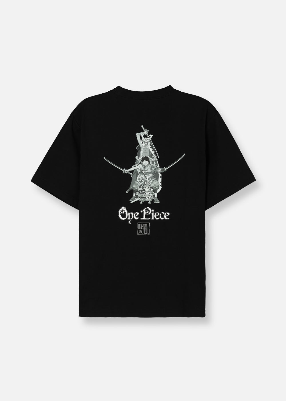 Áo Thun Tay Ngắn Cotton ONE PIECE WANO 014 Đen