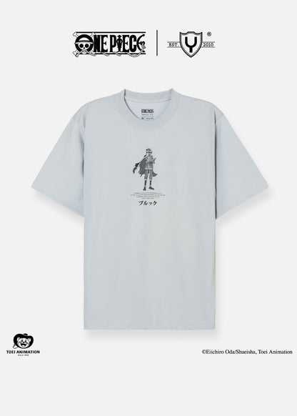 Áo Thun Tay Ngắn Cotton ONE PIECE-WANO 13 Xám