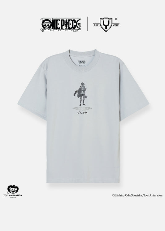 Áo Thun Tay Ngắn Cotton ONE PIECE-WANO 13 Xám