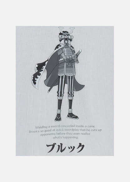 Áo Thun Tay Ngắn Cotton ONE PIECE-WANO 13 Xám