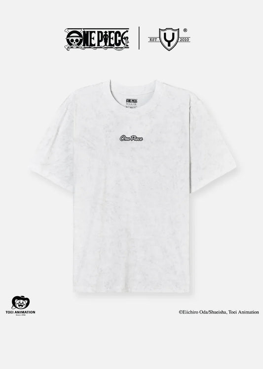 Áo Thun Tay Ngắn Cotton ONE PIECE-WANO 08 Xám Nhạt - YaMe.vn