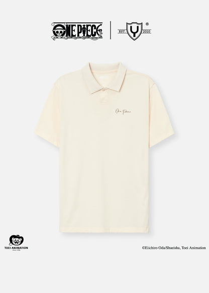 Áo Polo Cotton Thoáng Khí ONE PIECE-WANO 03 Kem