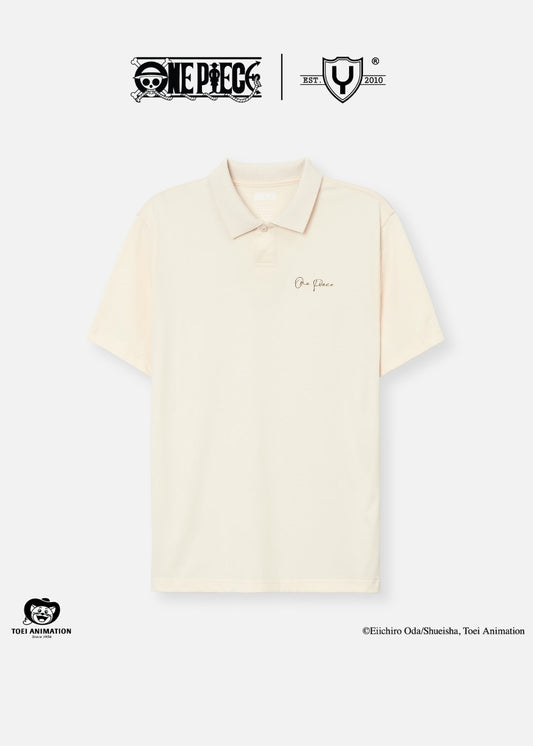 Áo Polo Cotton Thoáng Khí ONE PIECE-WANO 03 Kem