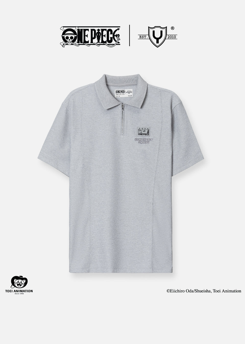 Áo Polo Vải Mesh Thoáng Khí ONE PIECE-WANO 06 Xám