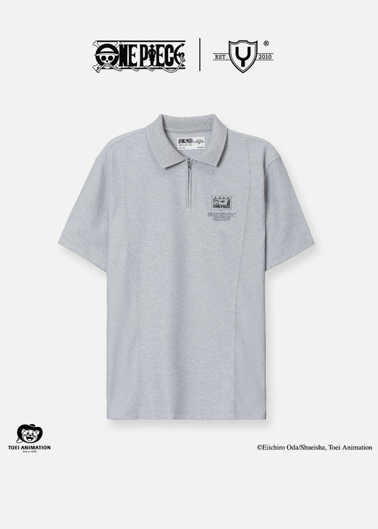 Áo Polo Vải Mesh Thoáng Khí ONE PIECE-WANO 06 Xám