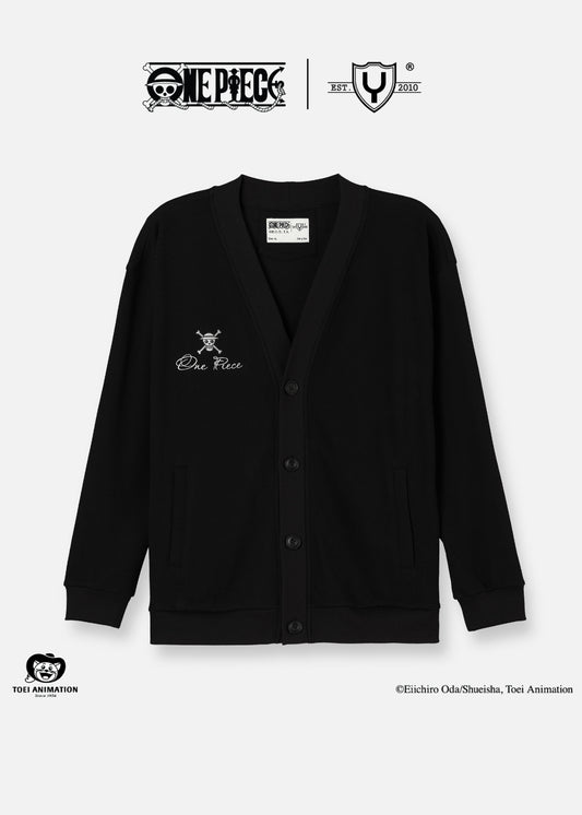 Áo Khoác Cardigan Vải Pique Thoáng Khí One Piece-WANO 22 Đen