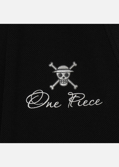 Áo Khoác Cardigan Vải Pique Thoáng Khí One Piece-WANO 22 Đen