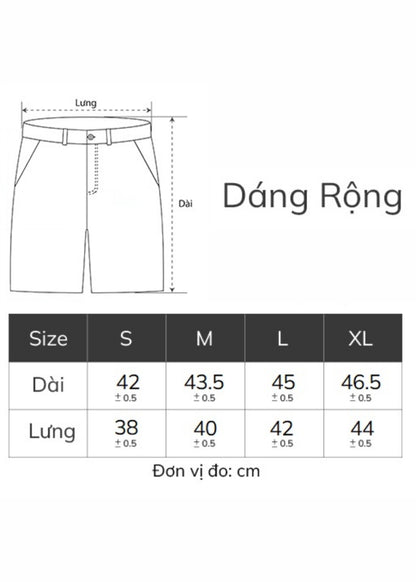 Quần Short Nam Kaki 9 Inch ONE PIECE-WANO 26 Xám