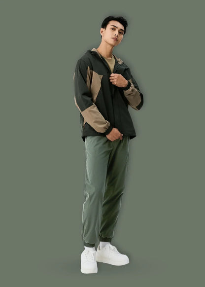 Quần Jogger Thun Sorona Mềm Mại Non Branded 41 Xanh Rêu