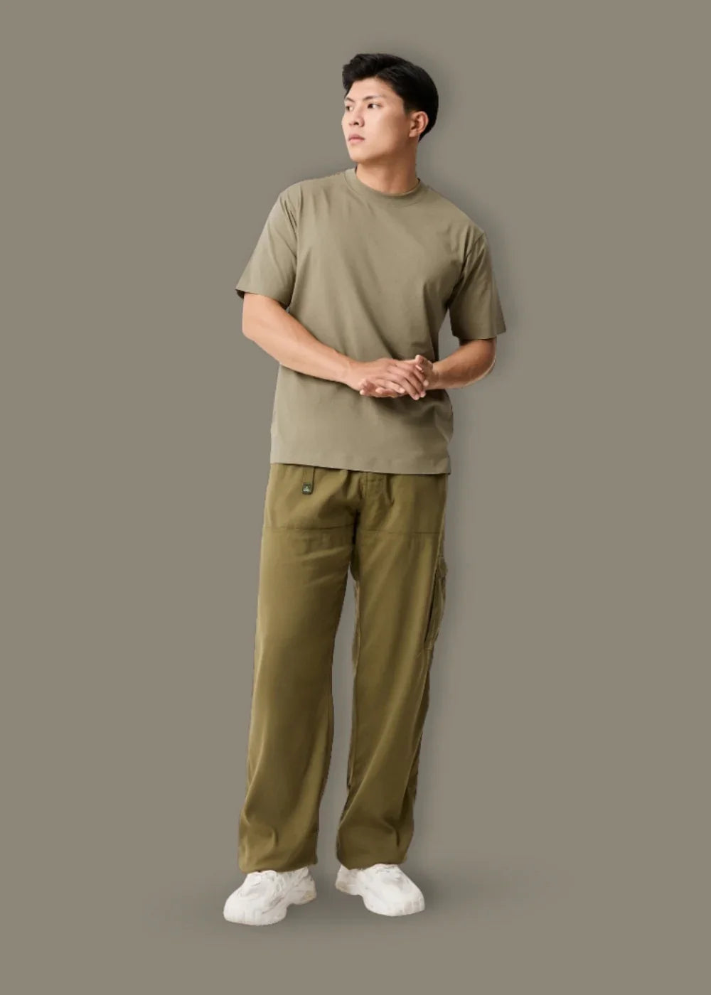 Áo Thun Flexcool Mát Lạnh The Minimalist 005 Xanh Lá Tối - YaMe.vn