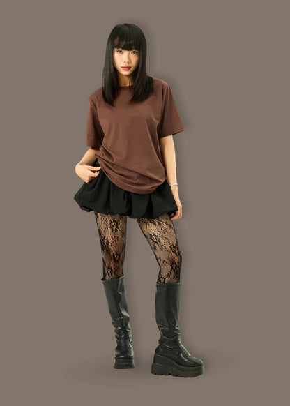 Áo Thun Flexcool Mát Lạnh The Minimalist 005 Nâu Đậm - YaMe.vn