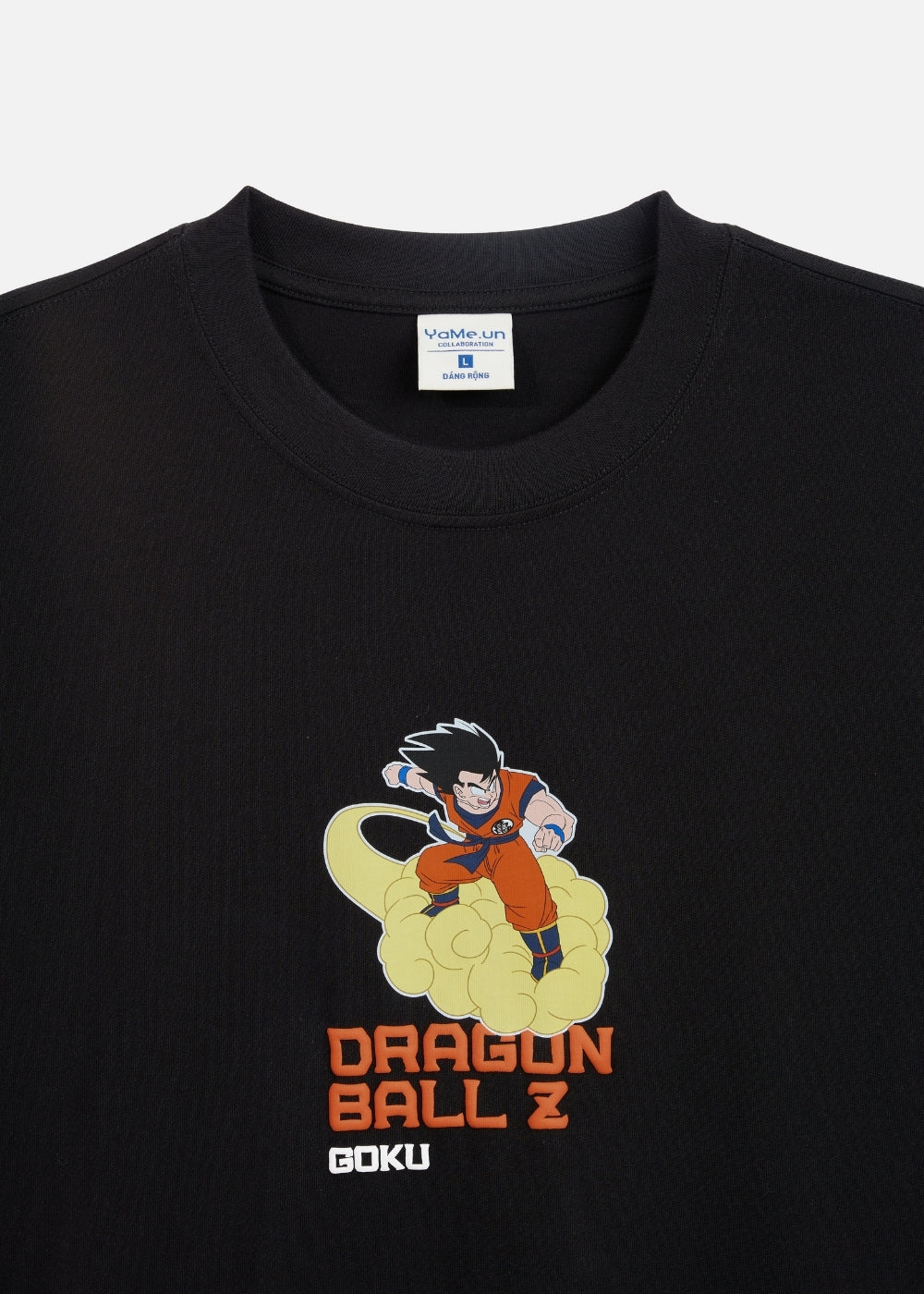 Áo Thun Tay Ngắn Cotton Dragon Ball Z 01 Đen