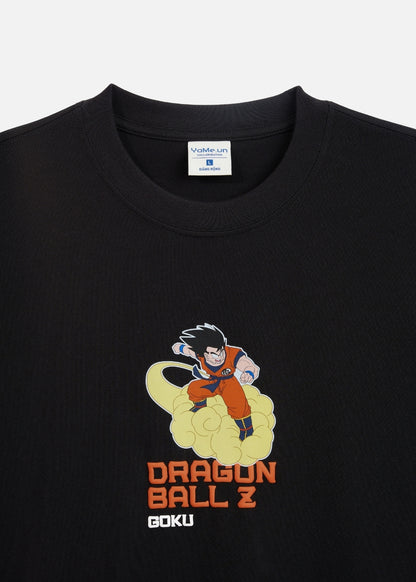 Áo Thun Tay Ngắn Cotton Dragon Ball Z 01 Đen