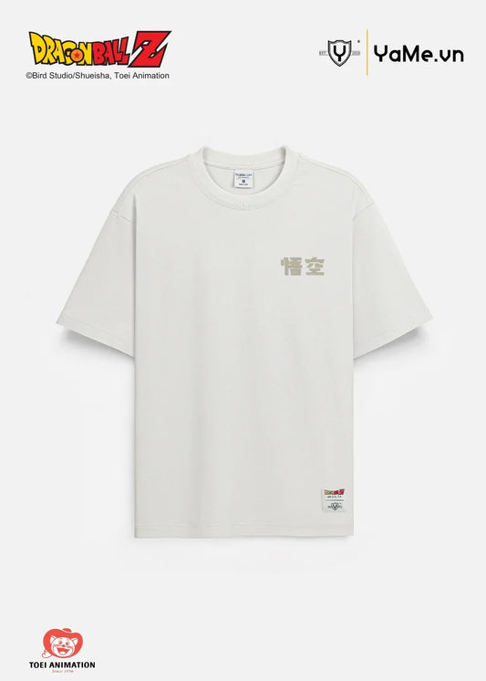 Áo Thun Tay Ngắn Cotton Dragon Ball Z 05 Xám Nhạt - YaMe.vn