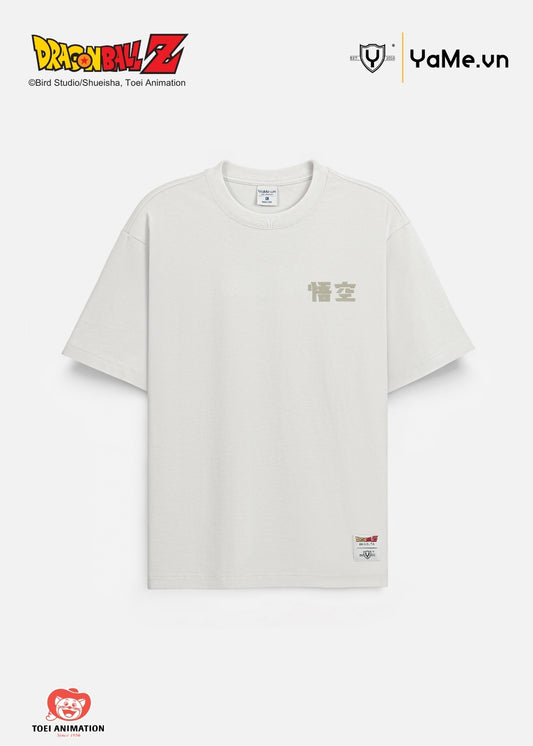 Áo Thun Tay Ngắn Cotton Dragon Ball Z 05 Xám Nhạt