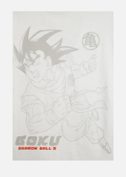 Áo Thun Tay Ngắn Cotton Dragon Ball Z 05 Xám Nhạt