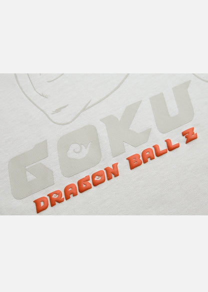 Áo Thun Tay Ngắn Cotton Dragon Ball Z 05 Xám Nhạt
