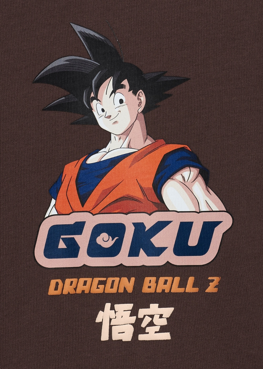 Áo Thun Dáng Rộng Tay Ngắn Dragon Ball Z 13 Nâu