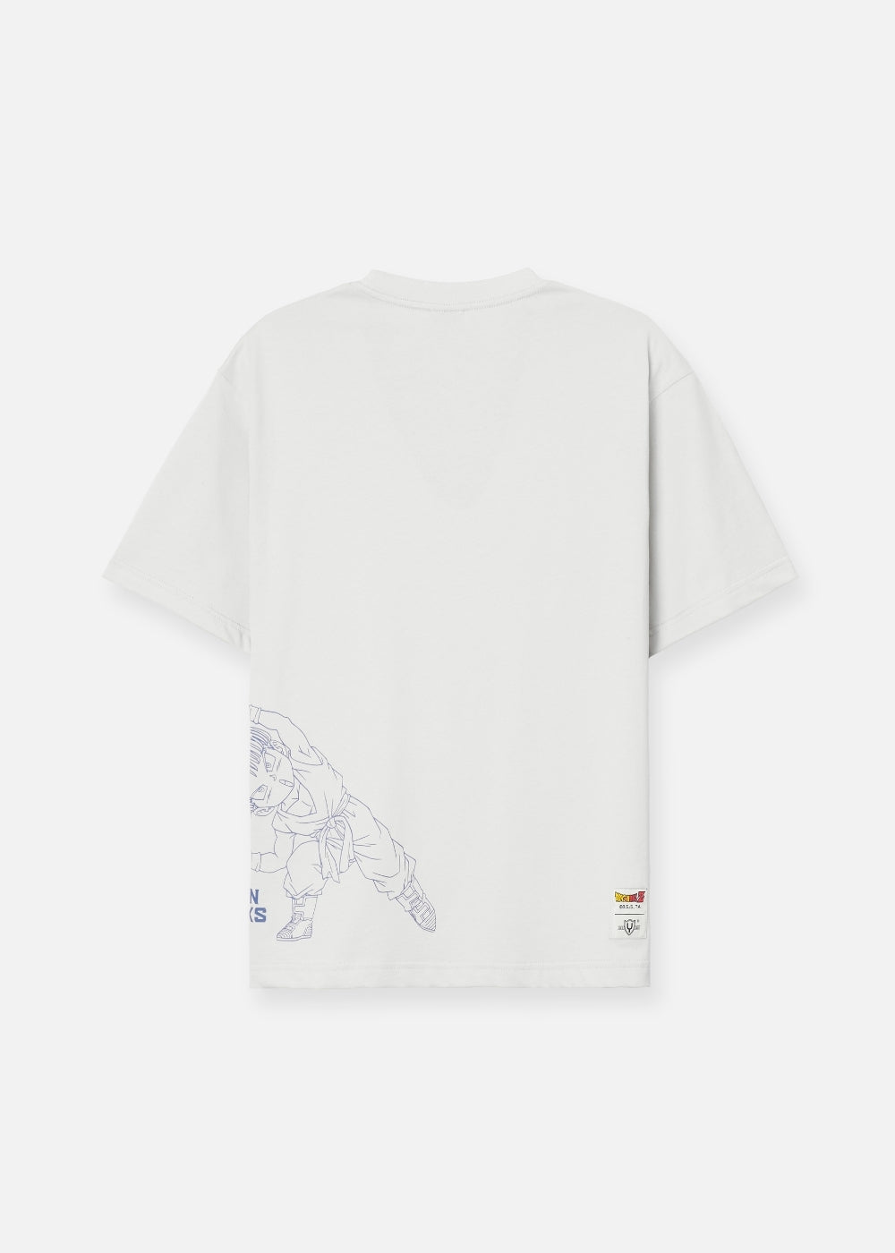 Áo Thun Tay Ngắn Cotton Dragon Ball Z 20 Xám Nhạt