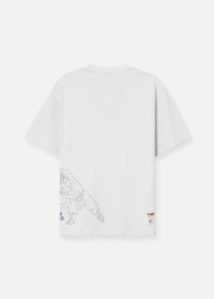 Áo Thun Tay Ngắn Cotton Dragon Ball Z 20 Xám Nhạt