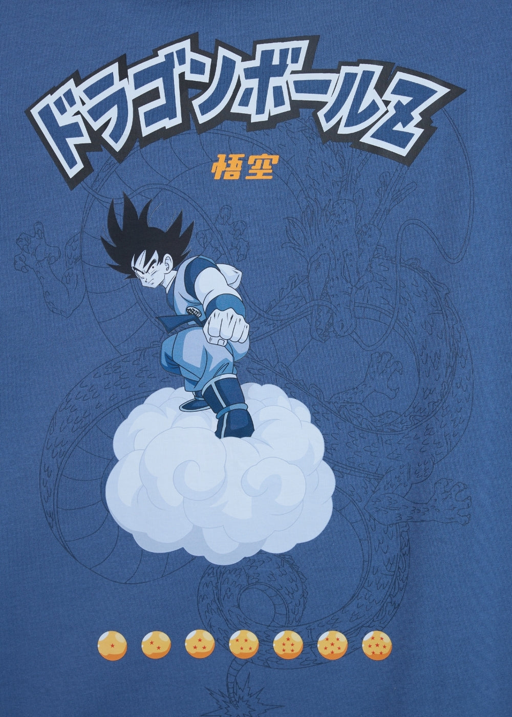 Áo Thun Tay Ngắn Cotton Dragon Ball Z 02 Xanh Đậm