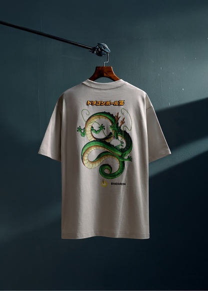 Áo Thun Tay Ngắn Cotton Dragon Ball Z 04 Xám Nhạt