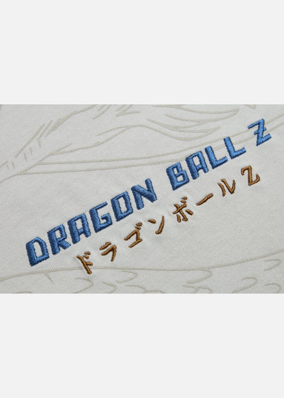 Áo Thun Tay Ngắn Cotton Dragon Ball Z 07 Xám Nhạt